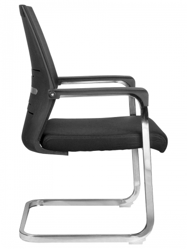 Кресло RD818 (хром, чёрный - сетка чёрная)