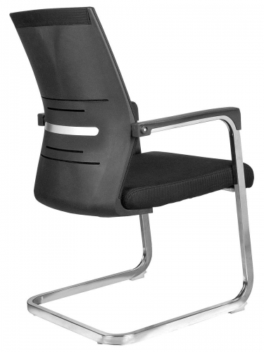 Кресло RD818 (хром, чёрный - сетка чёрная)