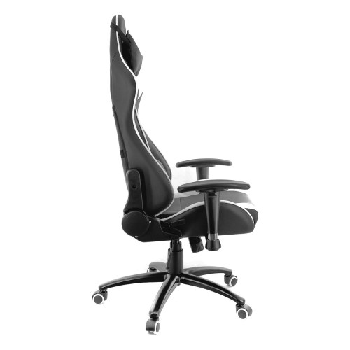 Компьютерное кресло Lotus S6 (экокожа чёрный-белый)