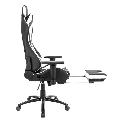 Компьютерное кресло Lotus S1 (экокожа чёрный-белый)