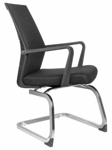 Кресло RG818 (хром, чёрный - сетка чёрная)
