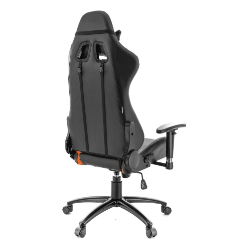 Компьютерное кресло Lotus S2 (экокожа чёрный-оранжевый)